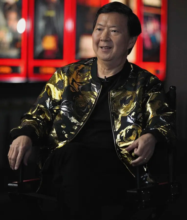 Ken Jeong KPop Demon Hunters Metallic Gold Jacket USA Jackets