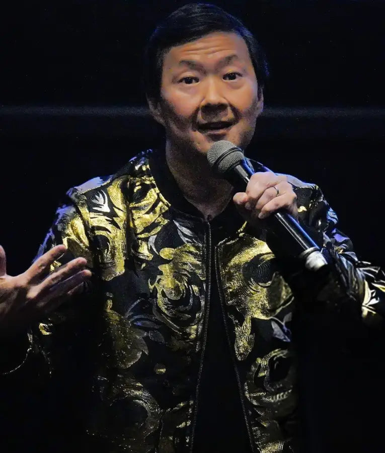 Ken Jeong KPop Demon Hunters Metallic Gold Jacket USA Jackets