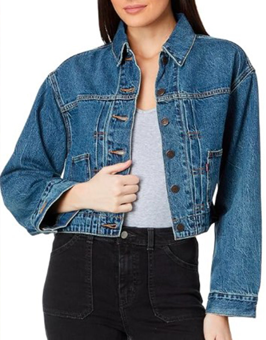 Kinda Pregnant 2025 Jillian Bell Denim Jacket USA Jackets