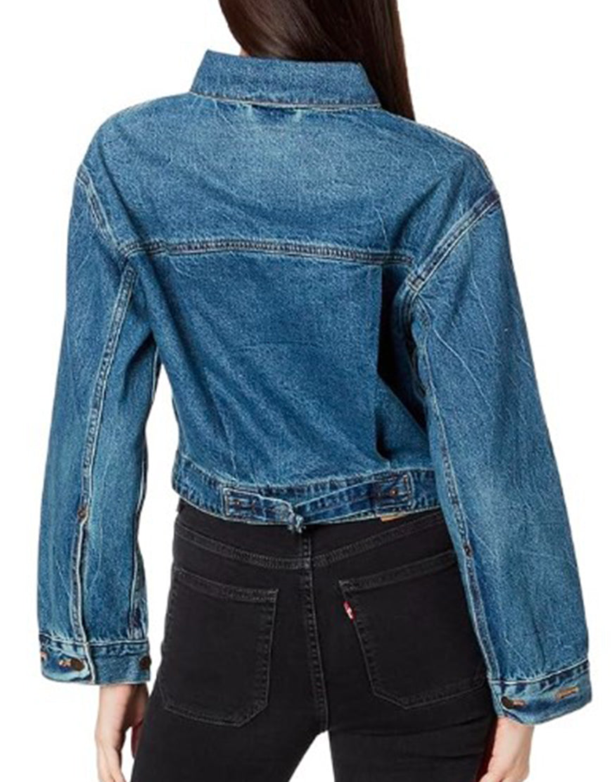 Kinda Pregnant 2025 Jillian Bell Denim Jacket USA Jackets