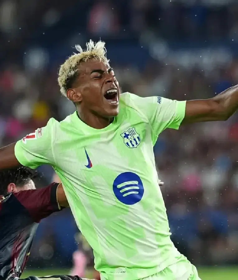 Lamine Yamal Levante UD v FC Barcelona Shirt USA Jackets