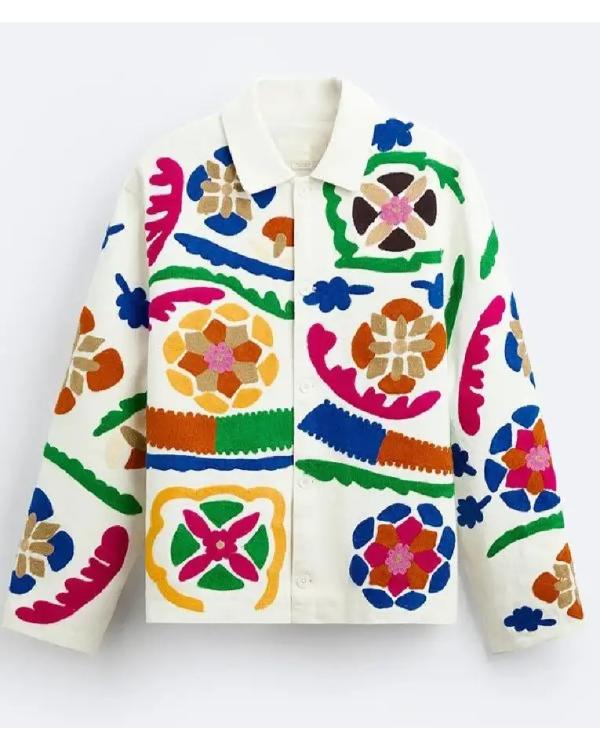 Love Island UK S11 Munveer Jabbal Printed Jacket USA Jackets