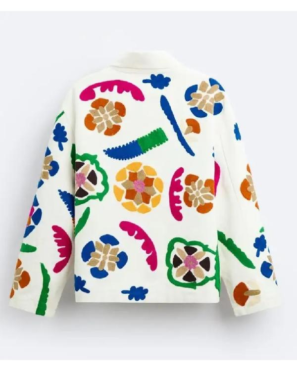 Love Island UK S11 Munveer Jabbal Printed Jacket USA Jackets