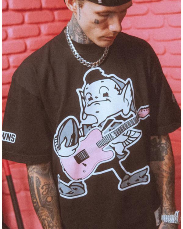 MGK x Cleveland Browns Black T-Shirt USA Jackets