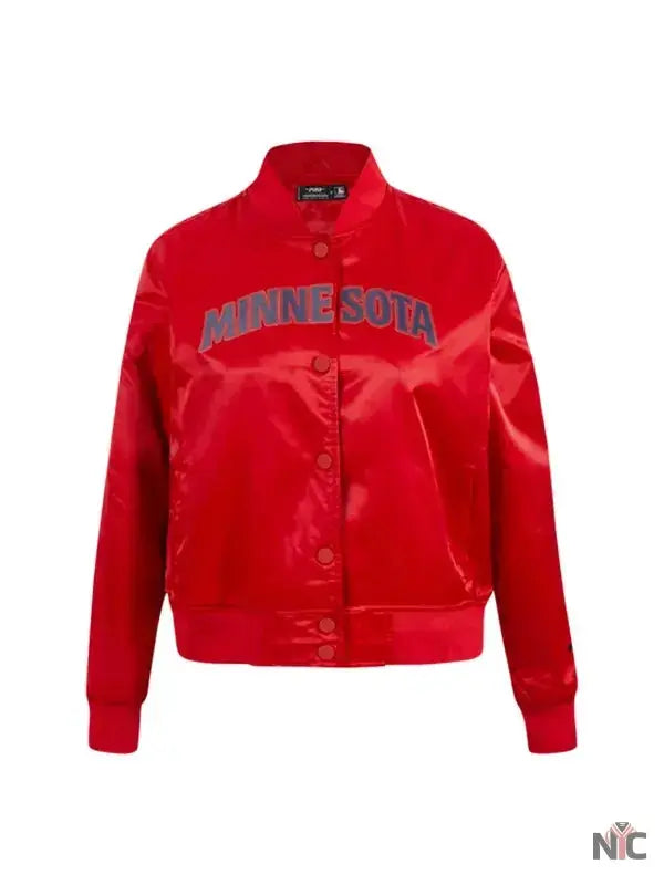 MLB Minnesota Twins Satin Varsity Jacket USA Jackets
