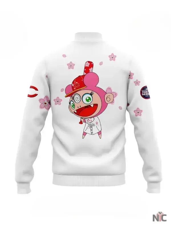MLB Tokyo Series 2025 Cincinnati Reds Varsity Jacket USA Jackets