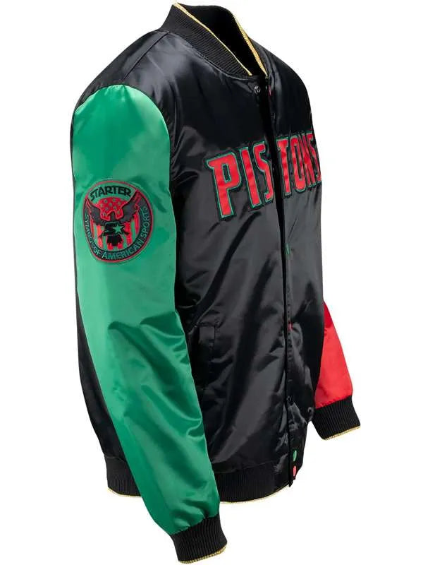 Men Detroit Pistons Varsity Jacket USA Jackets