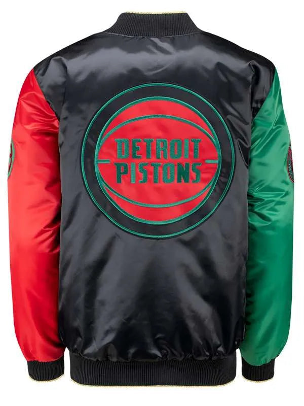 Men Detroit Pistons Varsity Jacket USA Jackets