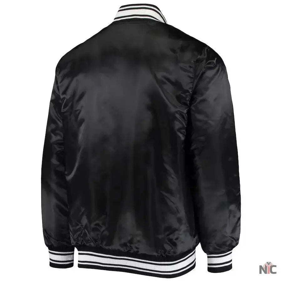 Men’s Starter Black Detroit Lions Locker Room Varsity Jacket USA Jackets
