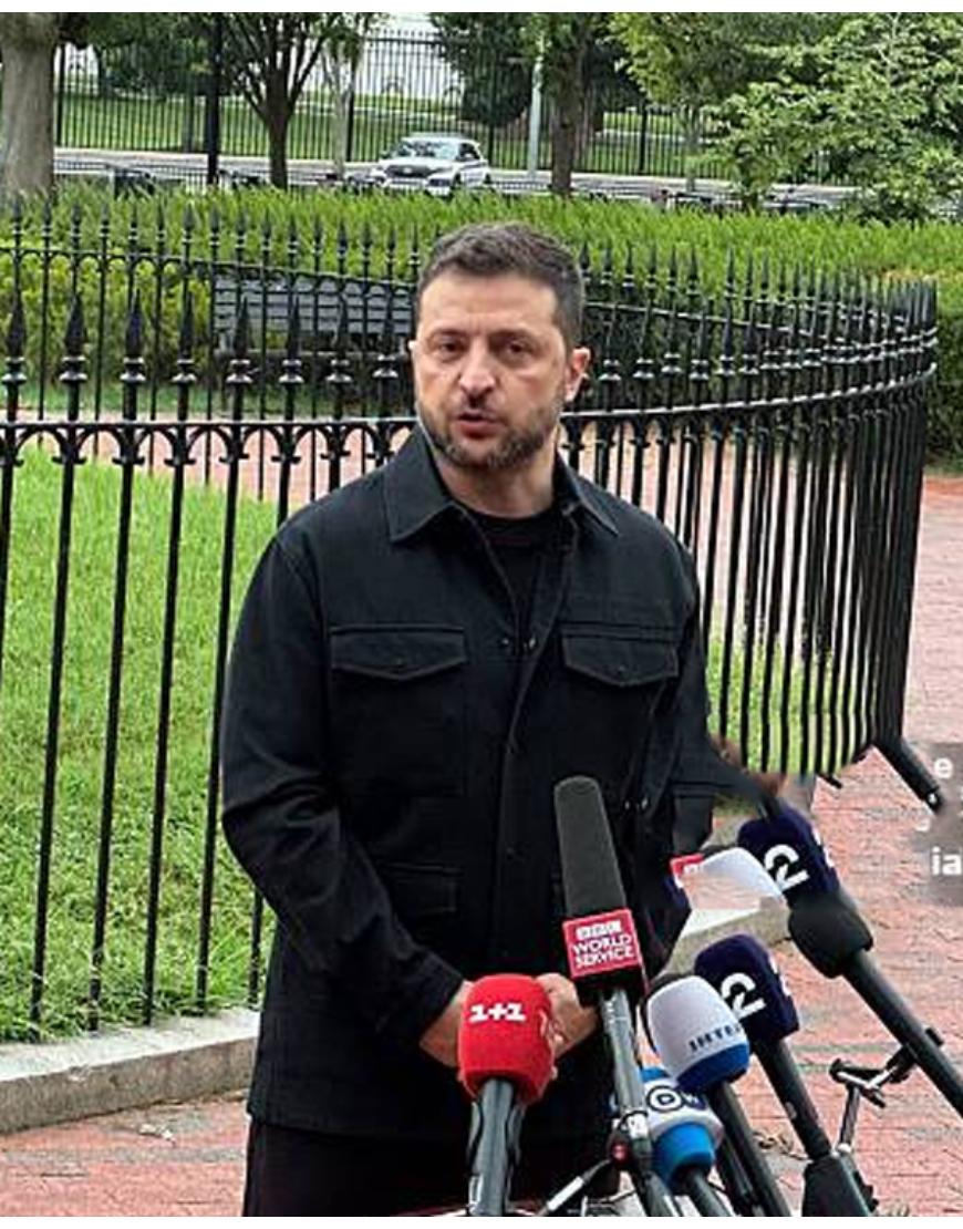 Volodymyr Zelenskyy Black Blazer Jacket USA Jackets