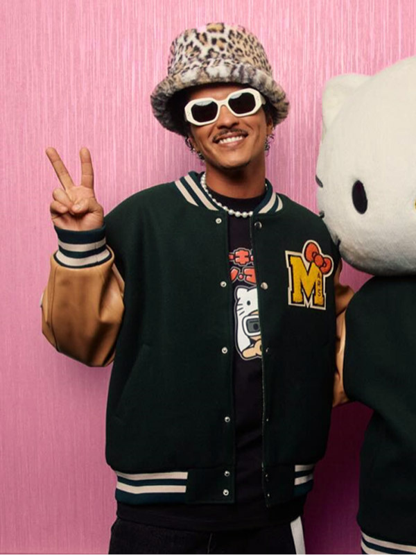 Bruno Mars Hello Kitty Varsity Jacket USA Jackets