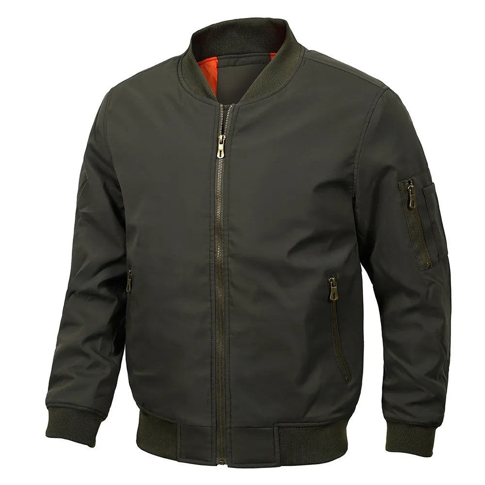 Men’s Light-weight Bomber Aviator Jacket USA Jackets
