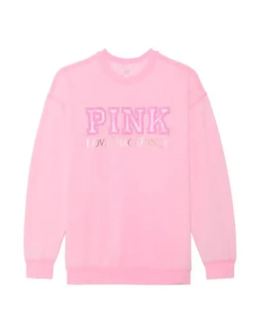Pink x LoveShackFancy Crew Sweatshirt USA Jackets