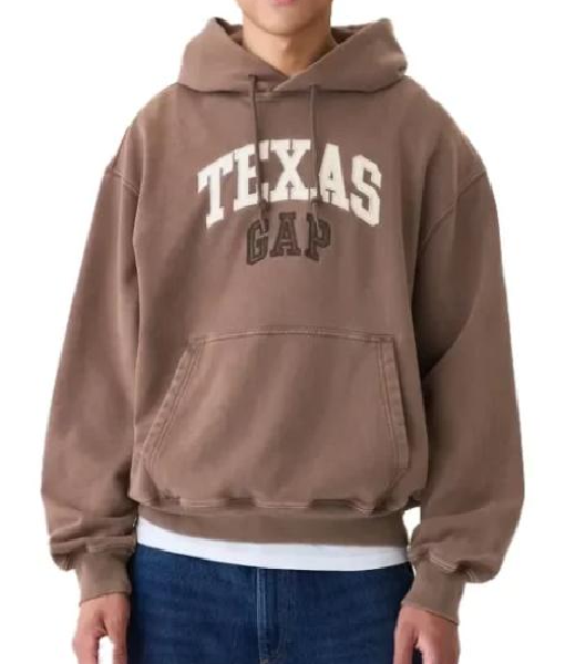 Gap Texas Brown Hoodie USA Jackets