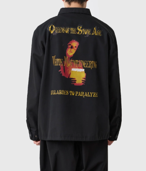 White Mountaineering Qotsa Lullabies To Paralyze Coach Jacket USA Jackets