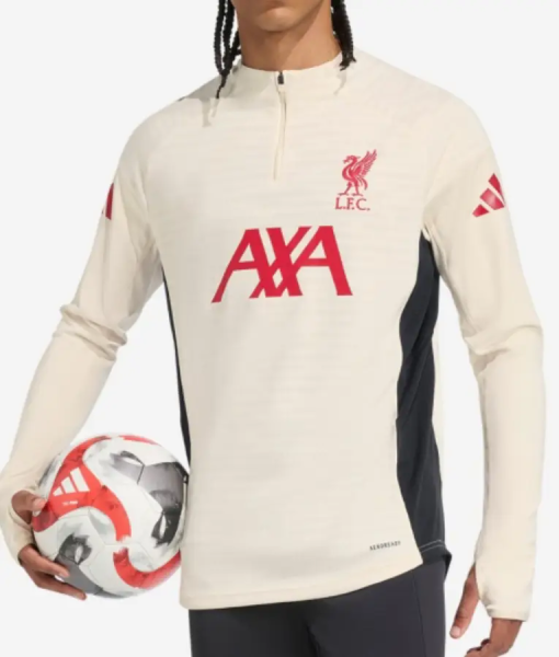 LFC Adidas 25/26 Pro-Training White Top USA Jackets