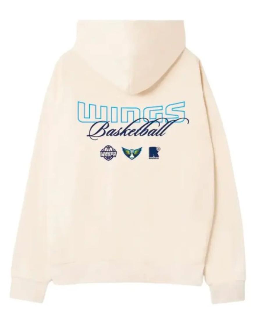 Dallas Wings Paige Bueckers Round21 Cream 2025 WNBA Hoodie USA Jackets