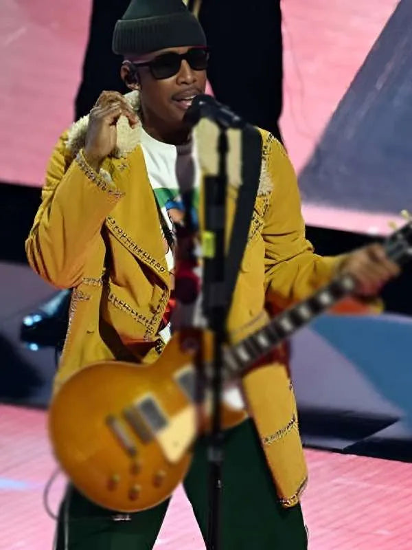 NBA All-Star Game Raphael Saadiq Yellow Jacket USA Jackets