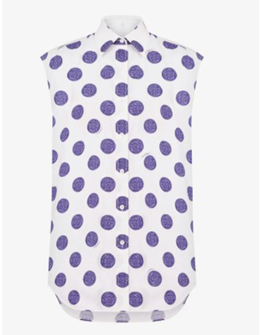 Emily In Paris S05 Lily Collins Polka Dots Top USA Jackets