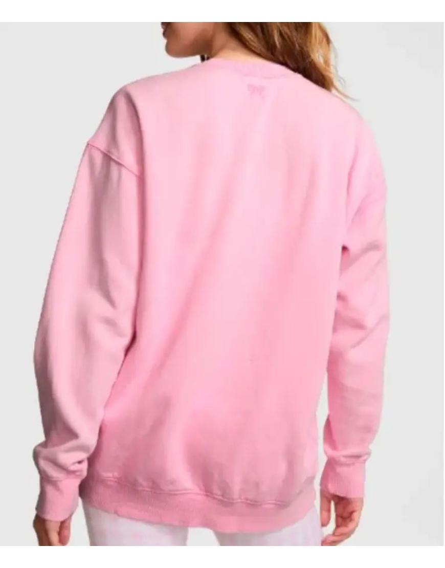 Pink x LoveShackFancy Crew Sweatshirt USA Jackets