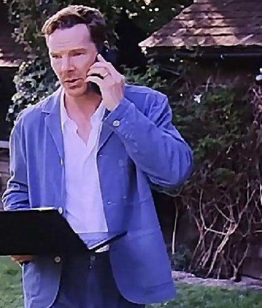 The Roses Benedict Cumberbatch Blue Blazer USA Jackets