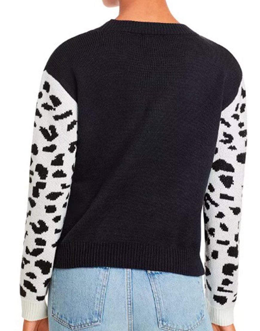 Celebrity IOU 2025 Tyra Banks Leopard Sleeve Sweater USA Jackets