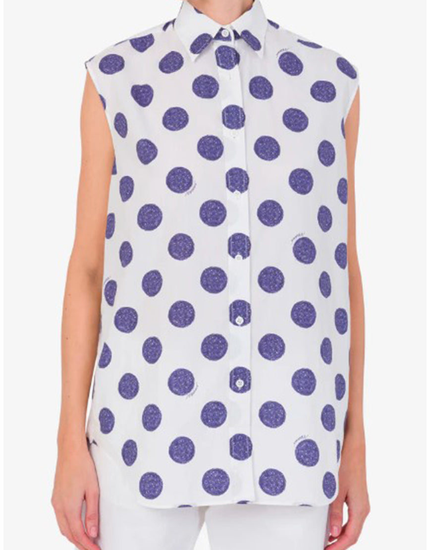 Emily In Paris S05 Lily Collins Polka Dots Top USA Jackets