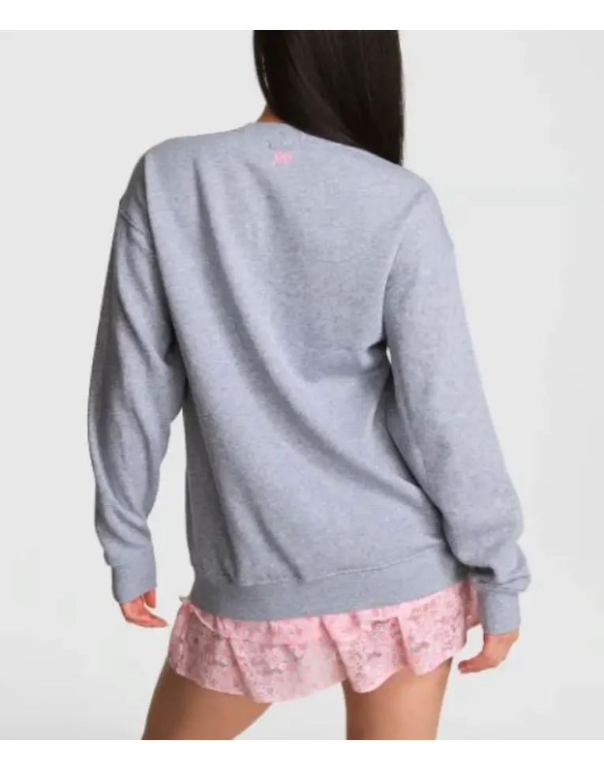 Pink x LoveShackFancy Crew Sweatshirt USA Jackets