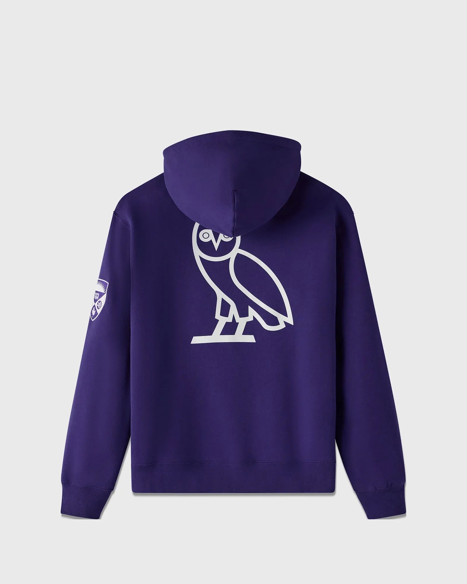 Unisex Campus Western Purple Fleece Hoodie USA Jackets