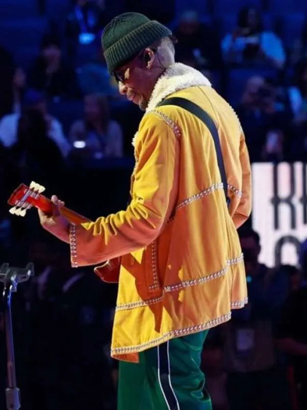 NBA All-Star Game Raphael Saadiq Yellow Jacket USA Jackets