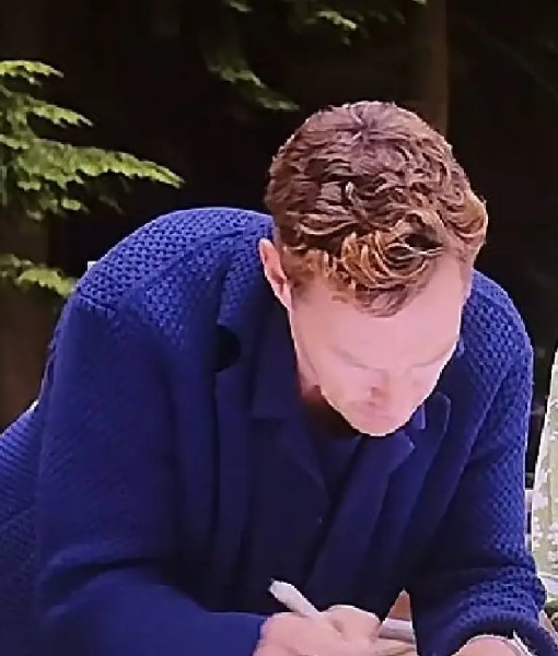 The Roses Benedict Cumberbatch Blue Crochet Coat USA Jackets