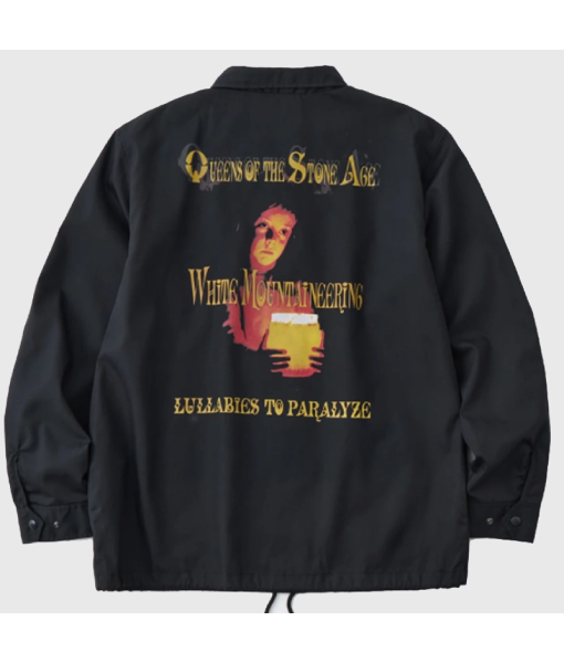 White Mountaineering Qotsa Lullabies To Paralyze Coach Jacket USA Jackets