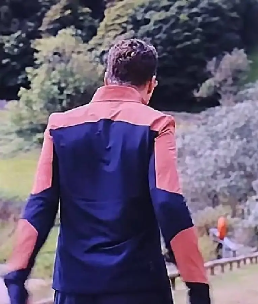 The Roses Benedict Cumberbatch Pink & Black Track Jacket USA Jackets