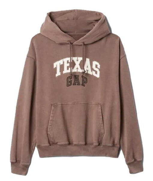 Gap Texas Brown Hoodie USA Jackets
