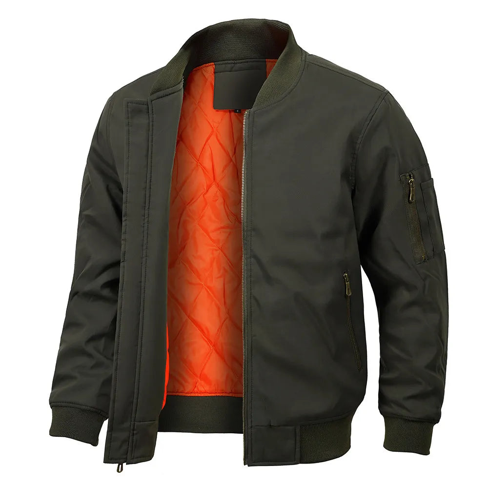 Men’s Light-weight Bomber Aviator Jacket USA Jackets
