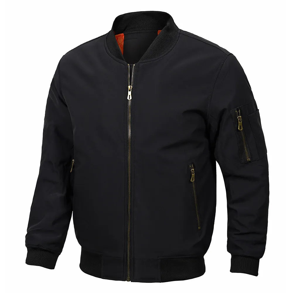 Men’s Light-weight Bomber Aviator Jacket USA Jackets