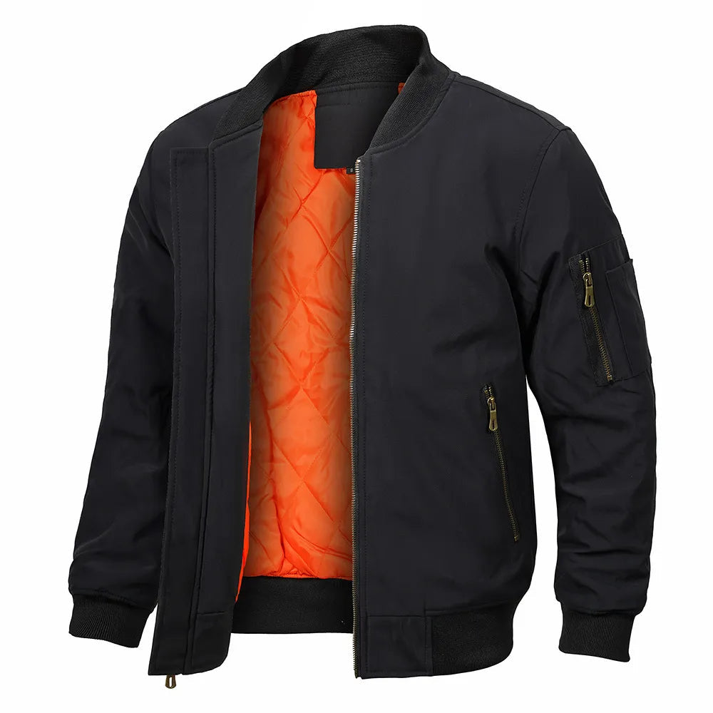 Men’s Light-weight Bomber Aviator Jacket USA Jackets