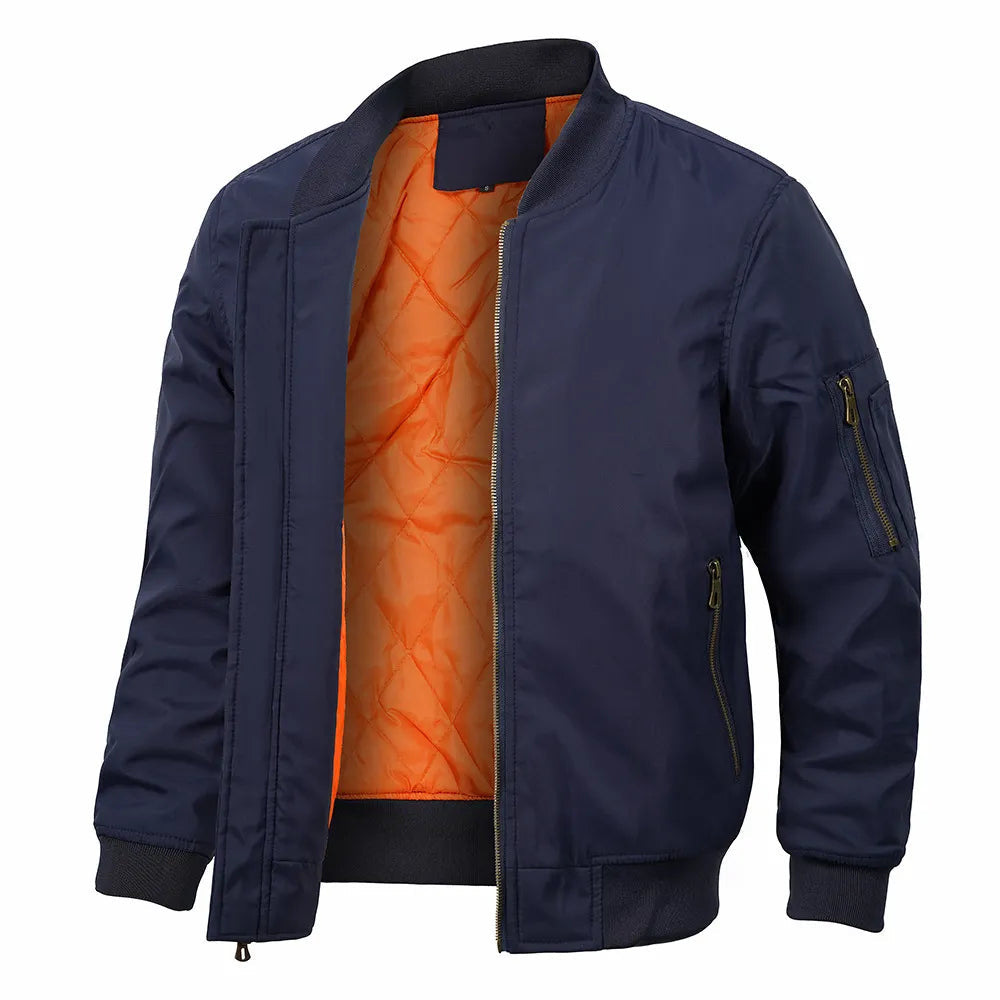 Men’s Light-weight Bomber Aviator Jacket USA Jackets