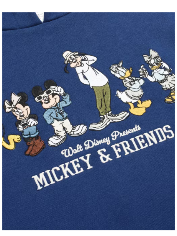 Mickey Mouse and Friends Hooded Sweatshirt For Adults USA Jackets