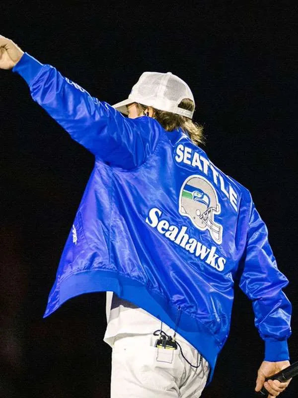 Morgan Wallen Blue Bomber Jacket USA Jackets