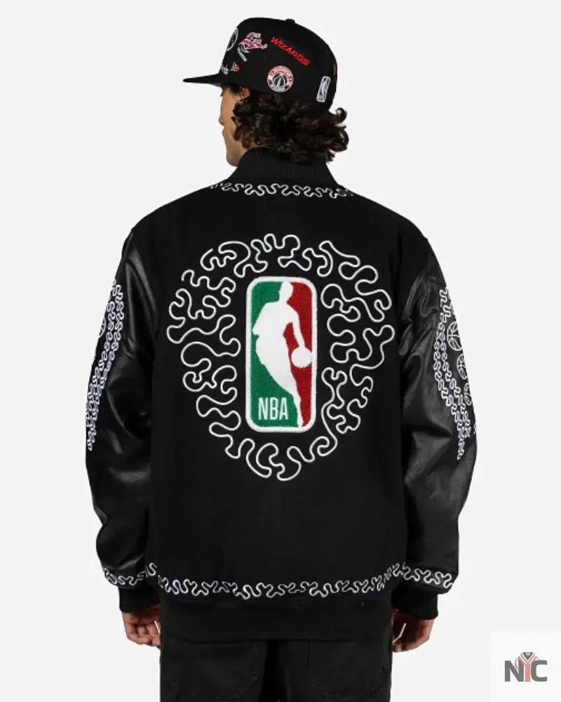 NBA Mexico City Game 2024 Varsity Jacket USA Jackets