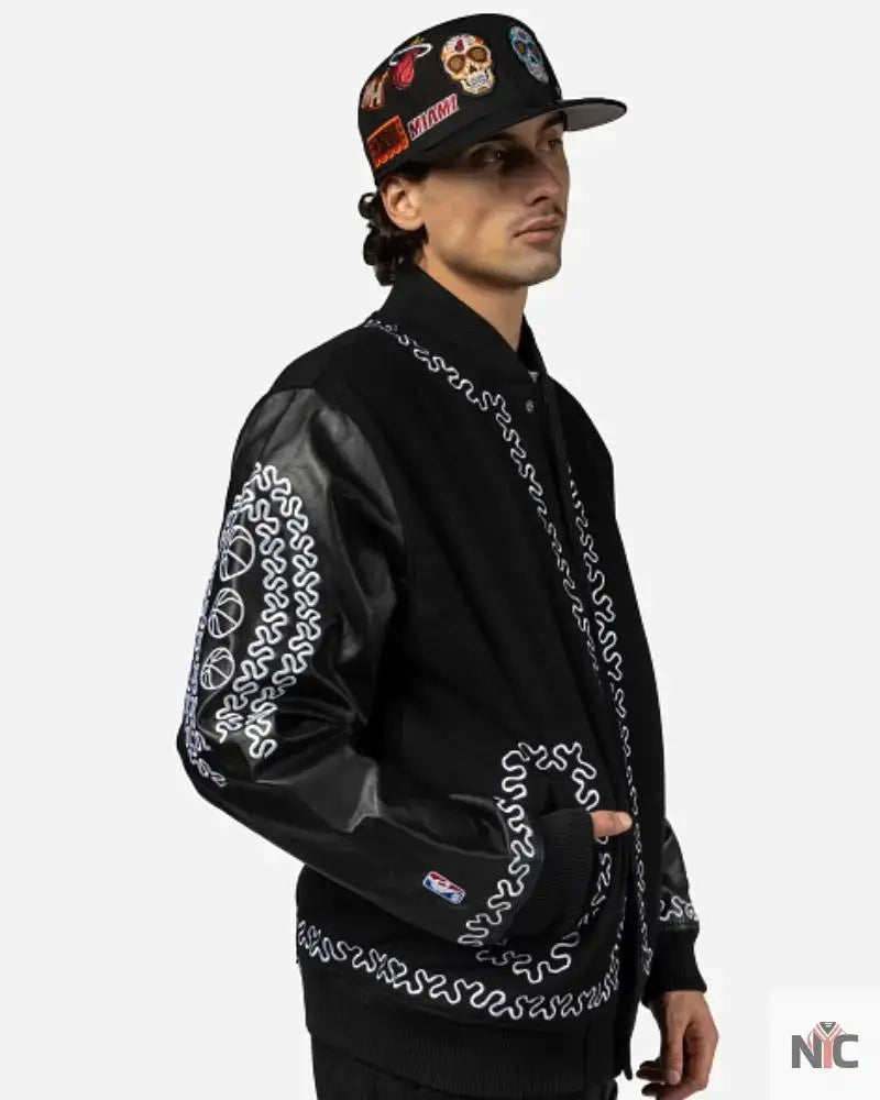 NBA Mexico City Game 2024 Varsity Jacket USA Jackets