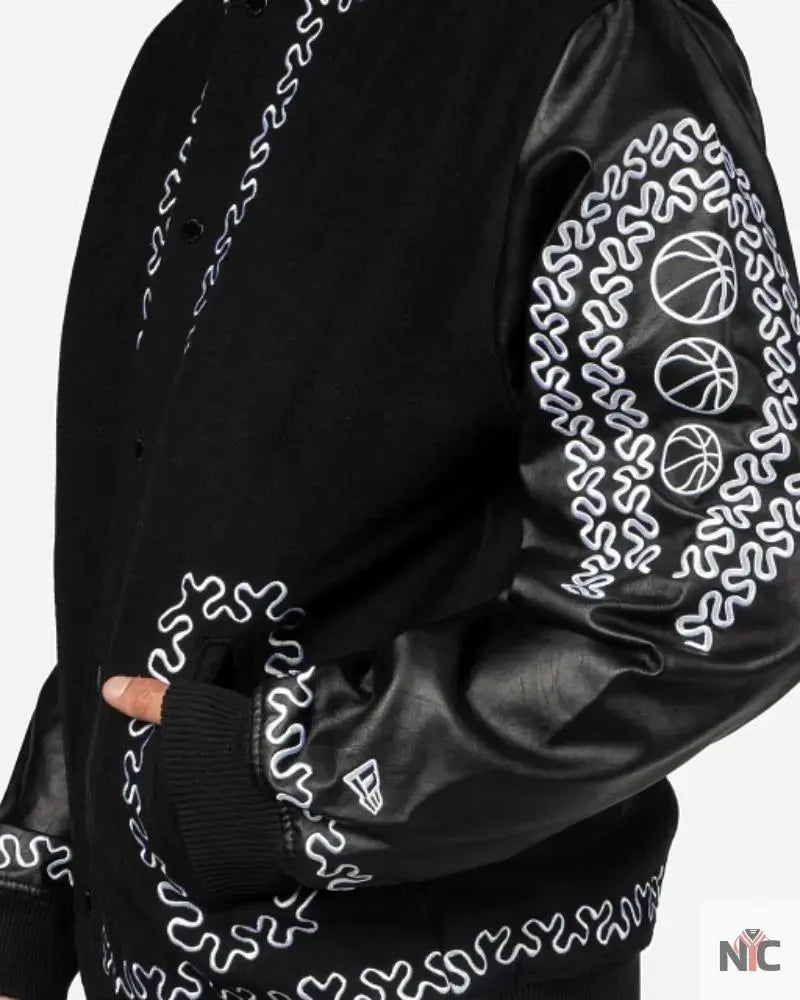 NBA Mexico City Game 2024 Varsity Jacket USA Jackets