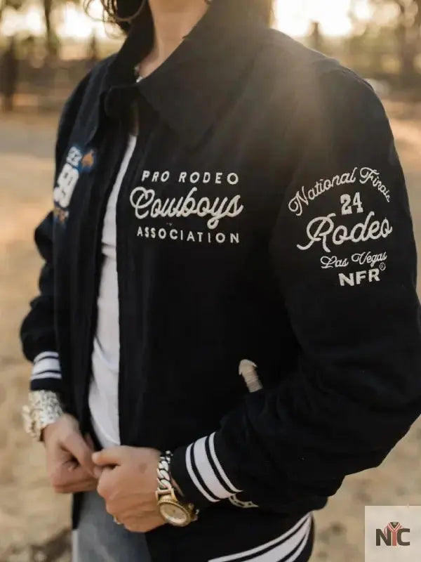 NFR Las Vegas Varsity Bomber Jacket USA Jackets