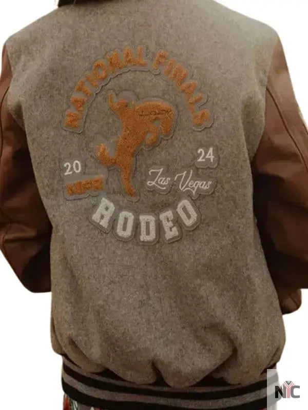 NFR Rodeo Las Vegas 2024 Varsity Bomber Jacket USA Jackets