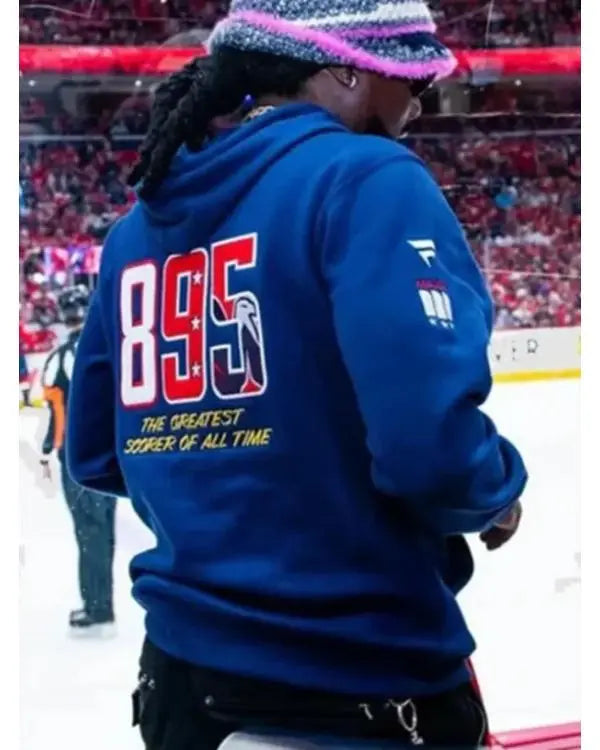 NHL Washington Capitals Navy Blue Pullover Hoodie USA Jackets