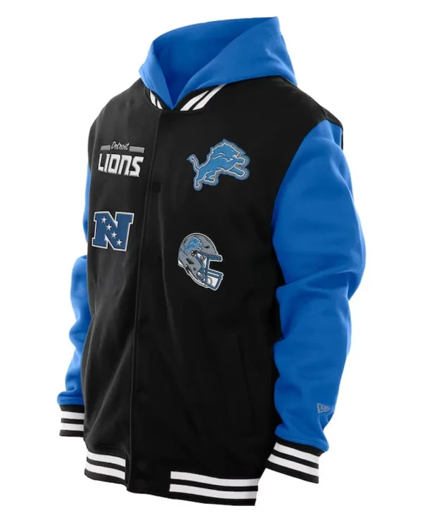 New Era Detroit Lions Hoodie Jacket USA Jackets