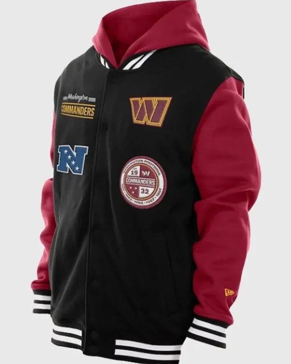 New Era Washington Commanders Hoodie Jacket USA Jackets