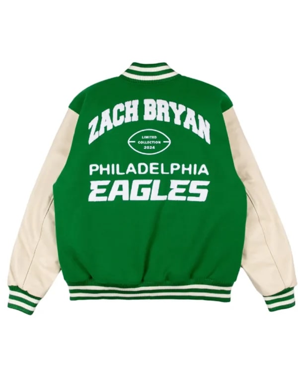 Zach Bryan x Eagles Letterman Jacket USA Jackets