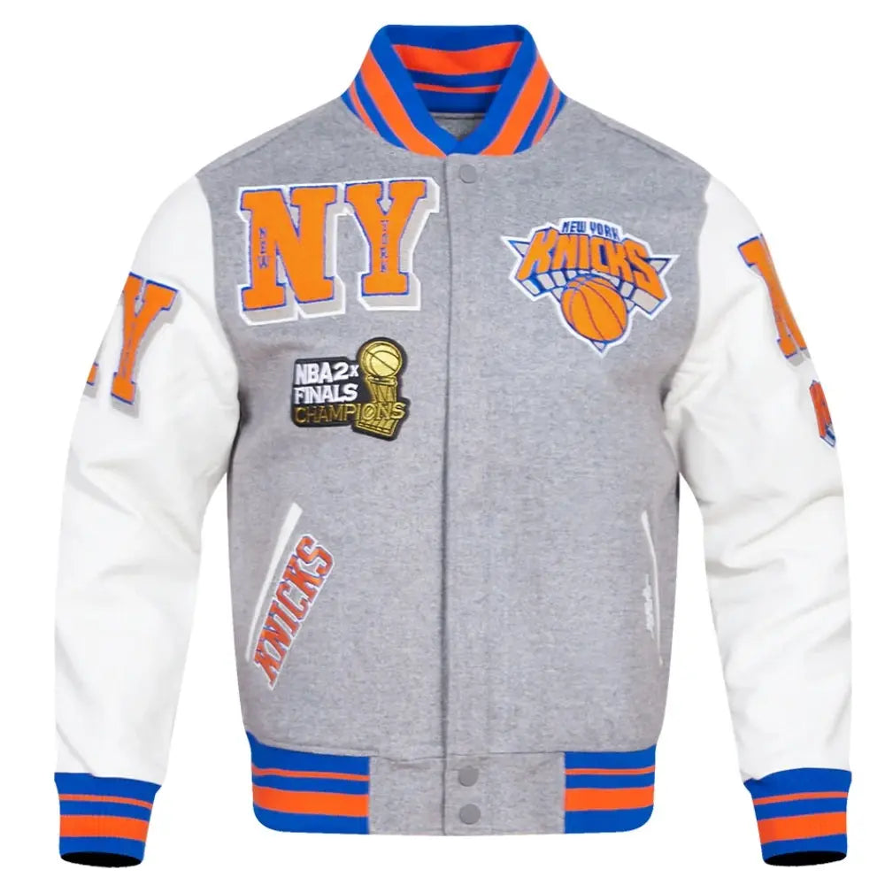 New York Knicks Mashup Varsity Jacket USA Jackets
